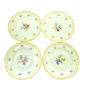 MCM Piatti Pane PT Baviera Tirschenreuth Smerlati Floreale Germania 6"D Set di 4 - Foto 1 di 12