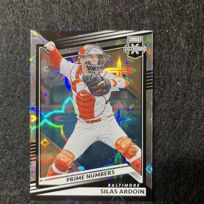 2022 Elite Extra Edition Silas Ardoin PRIME NUMBERS /60 #107 - Image 1 of 2