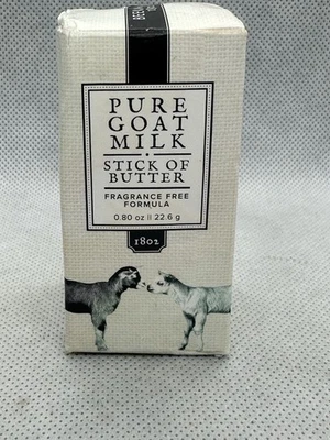 Beekman 1802 Pure Goat Milk Stick of Butter, Fragrance Free, .80 oz New in Box - Image 1 of 2
