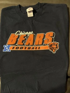 T-shirt NFL Chicago Bears calcio blu navy uomo XL manica corta - Foto 1 di 4
