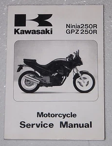 1986 1987 KAWASAKI NINJA 250R GPZ250R Service Manual EX250-E1 EX250E2 OEM Repair - Bild 1 von 1