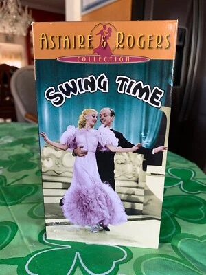 WB Swing Time Astaire & Rogers Collection Fred Astaire Ginger Rogers Retired VHS - Image 1 of 4