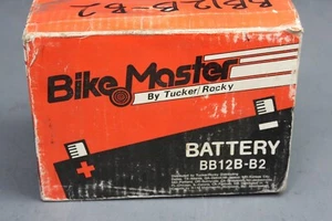NOS Bikemaster BB12B-B2 78-1087 Standard Battery NO ACID In Stock Ships Today! - Picture 1 of 9
