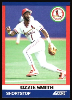 1991 Score 100 Superstars Ozzie Smith #18 St. Louis Cardinals - Image 1 of 2