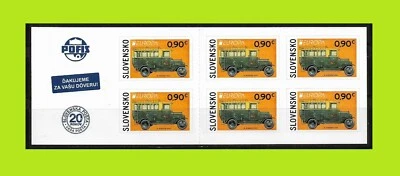 Slovakia 2013 Europa Stamps - Postal Vehicles - Booklet - MNH - Image 1 of 2