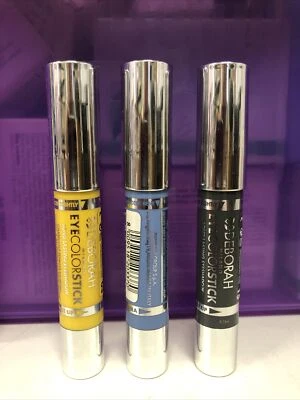 X3 Deborah Ombretti Ombretto Eye Color Stick Water Resistant # 03 # 11 # 15 - Imagen 1 de 3