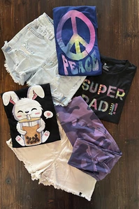 #25528 Girls - Tshirts, Shorts, yoga pants - Size 14/16 - Picture 1 of 1
