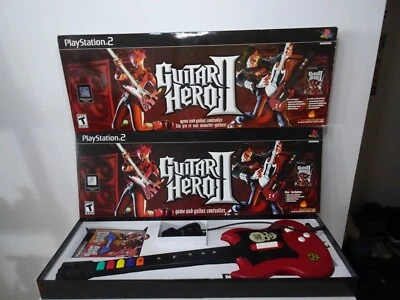 Guitar Hero 2 Red Octane Game & Guitar Controller Bundle PS2 **In box CIB** - Image 1 of 4