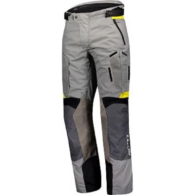 Scott ADV Motorcycle Trousers Dual Raid 3X-Large Grey Yellow Waterproof - Image 1 of 4