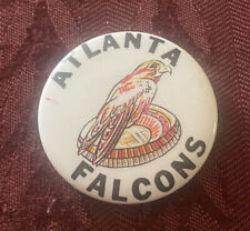 Vintage 1960s Atlanta Falcons  2 1/2 Inch Button/Pin