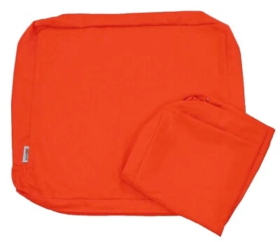 Paquete de 4 fundas de cojín de asiento de patio para exteriores resistentes al agua - fundas solo 25"X25"X5" Foto 1 de 4