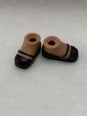 Bratz Kidz Kiani 7” Doll Black Flat Mary Jane Shoes replacement - Image 1 of 4