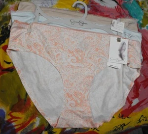 3 NEW JESSICA SIMPSON JS18088A INVISIBLE LINES HIPSTER PANTIES XL - Picture 1 of 2