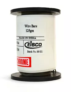 Chromium Resistance Wire, 750ft Reel, 30 Gauge SWG - 32/33 AWG - 0.0124" Dia. - Picture 1 of 1
