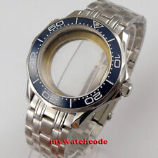 41mm ceramic bezel sapphire glass Watch Case fit NH35 NH36 Miyota 8215 movement