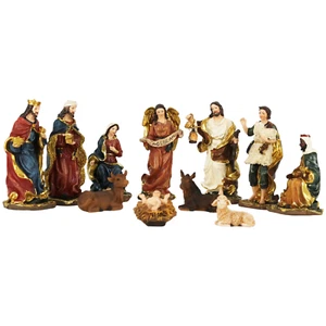 Nativity Scene Set 4.75 Inch 11 Piece Holy Family & Magi Nacimiento |5982| New - Picture 1 of 9