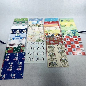 Vintage Lot Of 30 + Gift Wrapping Scrapbooking All Occasion Paper Sheets Retro - Picture 1 of 8