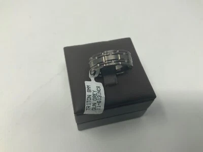ANILLO ALIANZA DE BODA TRITON DE CARBURO DE TUNGSTENO de 8 mm para hombre talla 10 venta al por menor $450 Foto 1 de 4