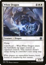 WHITE DRAGON x4 ~mtg NM-M Adventures in The Forgotten Realms Unc