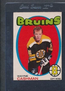 1971/72 OPC O-Pee-Chee #129 Wayne Cashman Bruins EX *370 - Bild 1 von 1