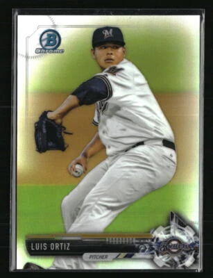 Luis Ortiz 2017 Bowman Chrome #BCP128  Baseball Card /499 - Image 1 of 2