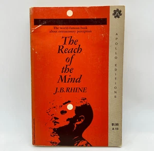 J. B. Rhine Reach of the Mind ESP Telepathy Clairvoyance Psychokinesis 1964 Book - Picture 1 of 6