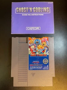 Ghost'n Goblins - Nintendo NES - PAL B w/ MANUAL (ENG FRA GER) - CLEAN - Picture 1 of 5