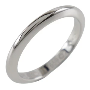 CARTIER Knife edge Ring Pt950Platinum #4.1(US Size) 3.5g Women - Picture 1 of 6