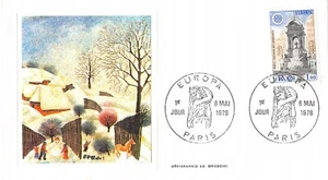 Sobre FDC Francia Europa 1978 Paris n3 - Imagen 1 de 2