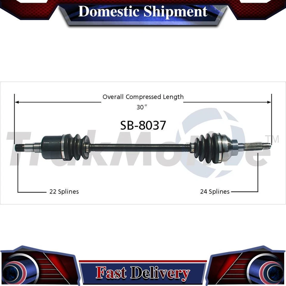 Junta eje transmisión CV trasero izquierdo para Subaru Impreza 1997 1998 1999 2000 Foto 1 de 1
