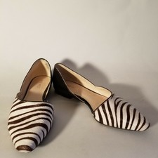 nine west zebra print shoes
