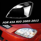 For Kia Rio 2005-2011 2012 Headlight Lens Cover Clear Shell Left