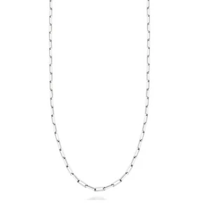 2MM Solid 925 Sterling Silver Italian Paperclip Rolo Link Chain Necklace 16"-24" - Picture 1 of 5