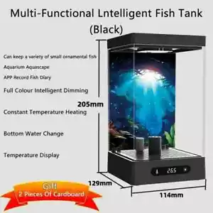 Betta Fish Tank Mini Aquarium Light Intelligent Temperature Control - Picture 1 of 6