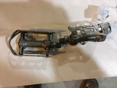 PEDALES DE BICICLETA DE CARRETERA ITALIANOS SPRINT DUALES DE COLECCIÓN con reflectores de ojo de gato RR021762 Foto 1 de 4