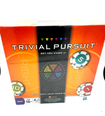 Trivial Pursuit Bet You Know It Edition Trivia Game 2009 HASBRO - New SEALED - Image 1 of 2