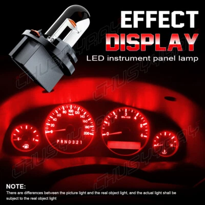 KIT DE LUZ ROJA medidor de cuadro de instrumentos de tablero para camioneta Chevy C1500 K1500 95-98 Foto 1 de 4