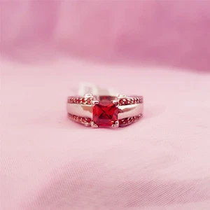 Genuine 100% Real Sterling Silver Rings. SIZE 7 Garnet, orange, LAST ONE. R65 - Picture 1 of 6
