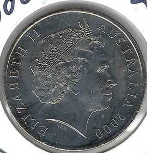 2000 AUSTRALIA Brilliant Uncirculated 20 Cent QEII & Duckbill Platypus Coin! - Picture 1 of 2