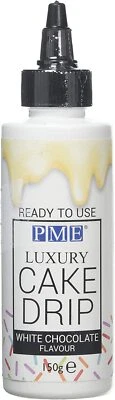 PME Ready-to-Use Cake Drip and Drizzle – White Chocolate Flavour - Image 1 of 4
