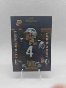 2004 Playoff Prestige Adam Vinatieri Super Bowl Heroes #SB-3 - Picture 1 of 2