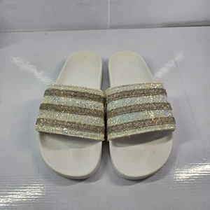 Adidas slides glitter top, Adidas Glitter Sandals / Womens Sandles / Summer /UK6 - Bild 1 von 7