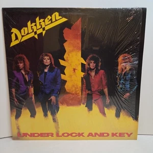 DOKKEN: Under Lock And Key Vinyl 1985 Elektra 60458-1 RCA Club Shrink Wrap - Picture 1 of 9