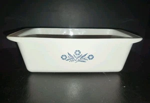 Vintage Corning Ware Blau Kornblume P-315-B 9x5x3 2QT Backform Laibform EUC - Bild 1 von 9