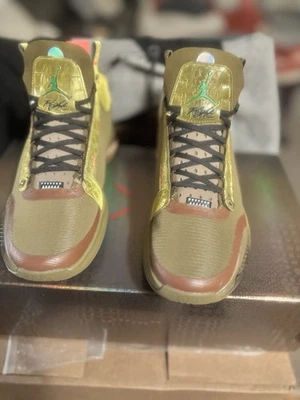 Nike Air Jordan 34 Bayou Niños EE. UU. Talla 9.5/42.5 Personalizadas Foto 1 de 4