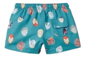 ZARA Kids | Greenish | AVENGERS © MARVEL SWIM shorts boys size 13-14 - Picture 1 of 10