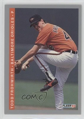 1993 Fleer Todd Frohwirth #166 - Image 1 of 2