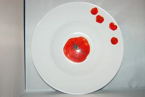 Pastateller 27,5 cm Trattoria Tomate rot ASA Porzellan - Bild 1 von 1