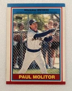 1989 Topps UK Mini #53 Paul Molitor - Picture 1 of 2