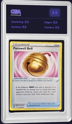 Fusion Strike Base Farewell Bell 234/264 Pokémon TCG Card CGA 9.5 Digital Grade - Image 1 of 2